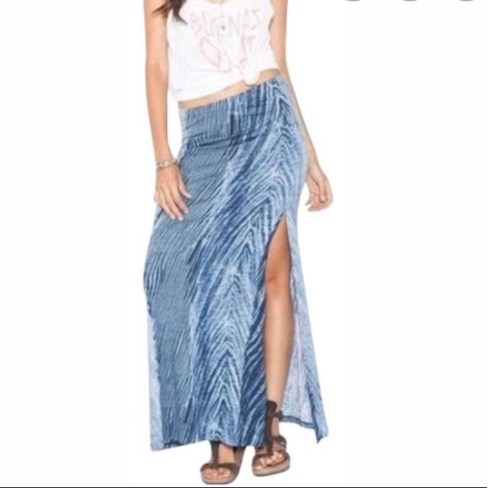 Billabong indigo tie dye skirt